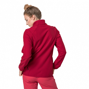 Куртка ветрозащитная женская Jack Wolfskin Northern Pass Women scarlet