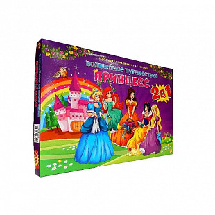 Настольная игра Рыжий Кот Волшебное путешествие принцесс 2 в 1 ИН-7914