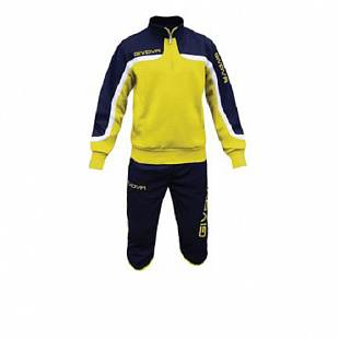 Спортивный костюм Givova Tuta Terra Pinocchietto TT009 yellow/blue