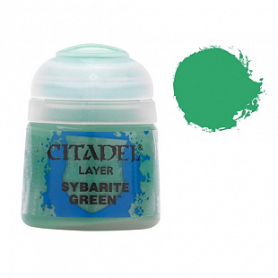 Краска для миниатюр Games Workshop Layer: Sybarite Green 22-22