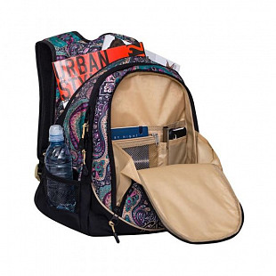 Рюкзак GRIZZLY RD-835-1 black/beige