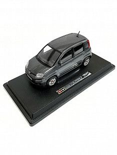 Машинка Bburago 1:24 Fiat Nuova Panda (18-22123) black