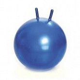 Мяч гимнастический, для фитнеса (фитбол) с рожками 45 см JB45 blue