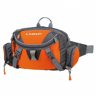 Сумка напоясная Loap Hipp orange/grey