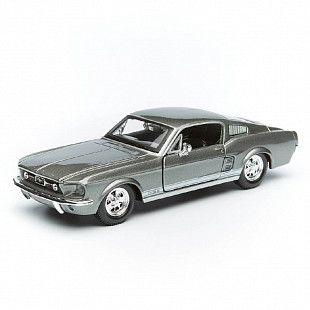 Машинка Maisto 1:24 1967 Ford Mustang GT (31260) grey