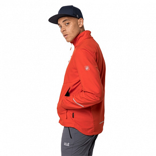 Куртка ветрозащитная мужская Jack Wolfskin Delta Tour Jkt M lava red