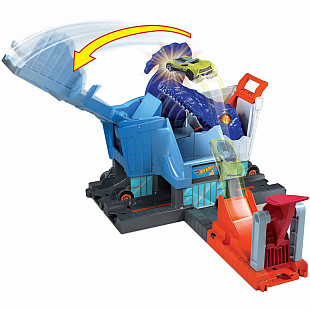 Игровой набор Hot Wheels City "T-Rex Grocery Attack" (FNB05 GBF92)