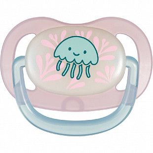Пустышка Canpol babies силиконовая ортодонтическая Love&Sea 6-18 мес. (34/909) pink