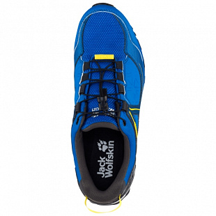 Водонепроницаемые кроссовки мужские Jack Wolfskin Cascade Hike Xt Texapore Low M blue / yellow
