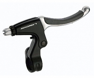 Тормозные ручки Longus V-brake Al/Rubber (на 3 пальца, Black) 398316