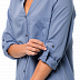 Рубашка женская Jack Wolfskin Indian Springs Shirt Women dusk blue stripes