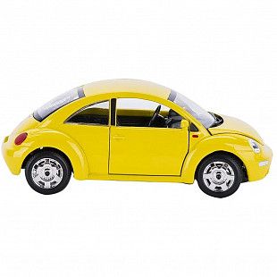 Коллекционная машина Bburago 1:24 VW Volkswagen New Beetle (18-22029) yellow