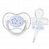 Пустышка Canpol babies Newborn Baby Силиконовая Круглая 6-18 мес. (22/563) blue
