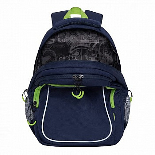 Рюкзак школьный GRIZZLY RB-052-1 /4 dark blue