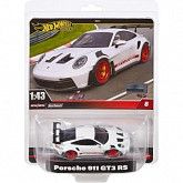 Машинка Hot Wheels Premium 1:43 Arabalar Porsche 911 GT3 RS (HWT03)