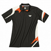 На картинке изображен Рубашка теннисная Butterfly Kuma grey Рубашка теннисная Butterfly Kuma grey