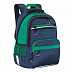 Рюкзак школьный GRIZZLY RB-054-5 /3 blue/green
