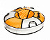 Тюбинг RT Элит 105 см orange