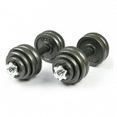 Набор гантелей металлических Atlas Sport 2x15 кг