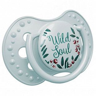 Пустышка силиконовая 6-18 мес. симметричной формы, динамическая LOVI Wild Soul (22/884boy) 2 шт.