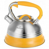 Чайник со свистком Bohmann 3л BH-9921 silver/orange