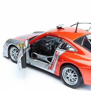 Машинка Bburago 1:24 Porsche 911 GT3 RSR (18-28002) silver