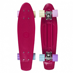 Penny board (пенни борд) PlayLife Vinyl 880107 pink neon
