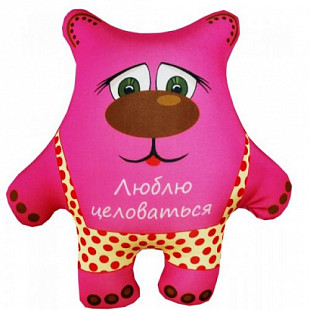 Мягкая игрушка Мнушки Медвежонок Люблю целоваться Аи08мед07