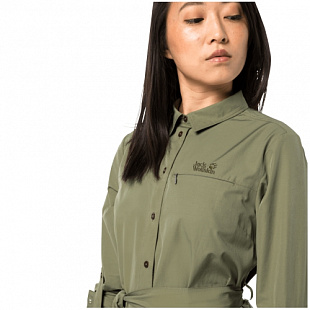 Платье женское Jack Wolfskin Lakeside Dress khaki