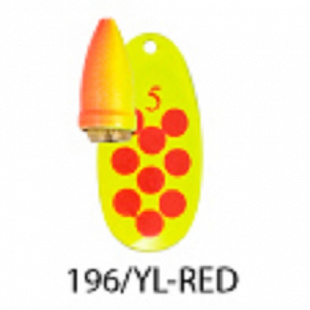 Блесна вертушка Akara C-5082 196/Yl-Red C-5082-10-196/YL-RED