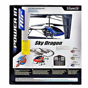 Радиоуправляемый вертолет Silverlit Вертолет Скай Драгон 3-х канальный с гироскопом 84512