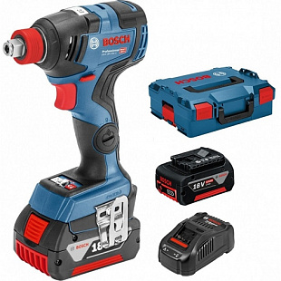 Аккумуляторный ударный гайковерт Bosch GDX 18V-200 C L-BOXX 06019G4201