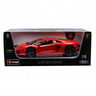 Коллекционная машина Bburago 1:18 Lamborghini Avendtador LP700-4 (18-11033) red