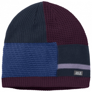 Шапка детская Jack Wolfskin Stormlock Patch Cap Kids midnight blue
