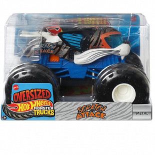 Машинка Hot Wheels Monster Trucks Scratch Attack (FYJ83 JCC92)