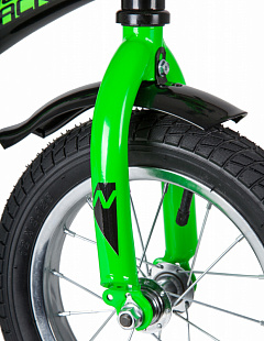 Велосипед Novatrack Strike 12" (2020) 123STRIKE.BKG20 black/green