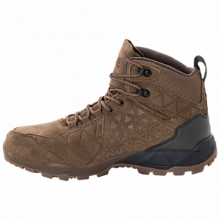 Ботинки мужские Jack Wolfskin Cascade Hike Lt Texapore Mid M dark wood / phantom