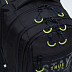 Рюкзак городской GRIZZLY RU-138-3 /1 black/light green