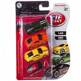 Набор игровой Shenzhen Toys 4 металлические машинки HY127-1