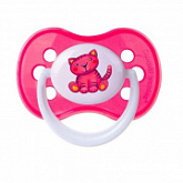 Пустышка Canpol babies Силиконовая Cимметричная Milky 6-18 мес 22/542 Pink