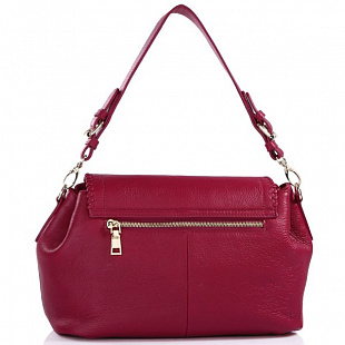 Женская сумка из кожи Pola 9026 dark pink