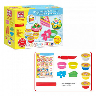 Пластилиновое мыло Росмэн Сладкие пирожные 36477