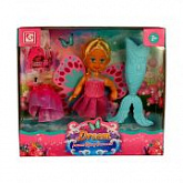 Кукла 3 в 1 Qunxing Toys принцесса, фея, русалка K899-80