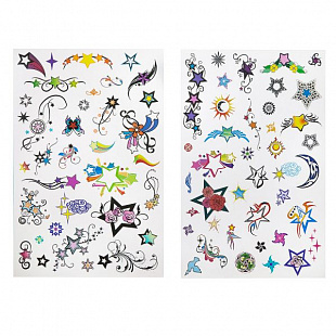 Набор тату-арт Bondibon Eva Moda.Звёздное шоу ВВ1824