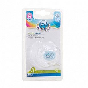 Пустышка Canpol babies Newborn Baby Силиконовая Ортодонтическая 0-6 мес. (22/565_blu) blue