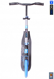 Самокат Y-Scoo RT 230 Slicker Family design Skull blue