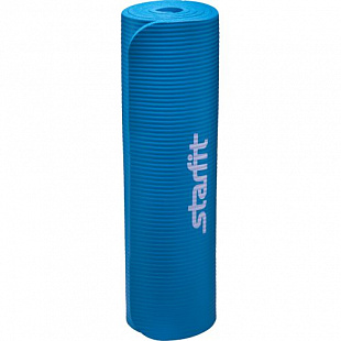 Гимнастический коврик для йоги, фитнеса Starfit FM-301 NBR blue (183x58x1,2)
