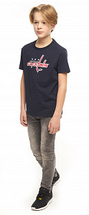 Футболка подростковая Atributika&Club NHL Washington Capitals 30510 navy