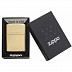 Зажигалка Zippo Solid Brass Engraved High Polish 254