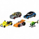 Набор машинок Hot Wheels 5 машинок (DJG23) orange/silver/light blue/green/yellow